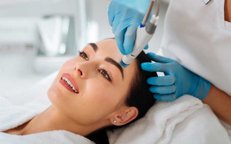 Woman getting a Hydrafacial Treatment - What is a Hydrafacial Treatment and Why Is it So Popular?